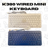 K380 Mini PC/Laptop Wired Keyboard Layout 78% Keys