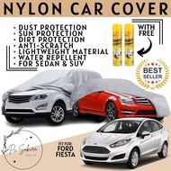 PS - Nylon Car Cover | Lightweight Car Cover For FORD FIESTA | With Foam Cleaner - Excellent Quality