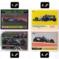 F1 Topps Chrome Card - George Russell (RAINBOWS) Mercedes AMG F1