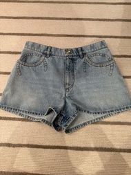 Chanel denim shorts 