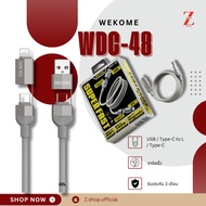 Wekome Cable 4in1 WDC-48 (240W)-4-Head Charging Fast Length 1.2 Meters [USB/Type-C to L/Type-C]