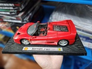 法拉行 Ferrari F50 Cabriolet (1995) Shell x Collezione 1/18, 1:18 Maisto 車頭車尾引擎蓋車門均可開 no box