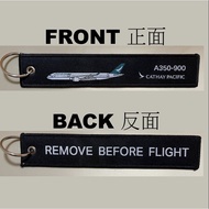 R RBF Out Of Print CATHAY A350-900 KEY RING K-RBF-A359-CX