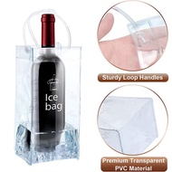 Ice Wine Bag Portable Clear Wine Pouch Cooler with Handle for OutdoorChampagneCold Beer4Pack