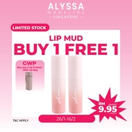 [HOT] OFFICIAL Alyssa Madeline Matte Lip Mud Lip Clay Soft Velvet Mousse Korean Lipstick Gincu  Mois