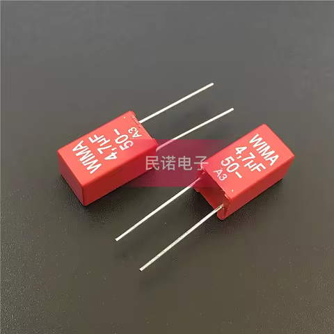 5/10/50pcs German WIMA Film Capacitor MKS2 50V 4.7UF 50V 475 4U7 Pitch 5mm Audio passive capacitor