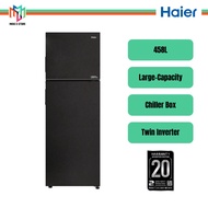 Haier HRF-458IHM 458L 2-Door Refrigerator Twin Inverter 5 Star Energy Saving HRF458IHM Peti Sejuk