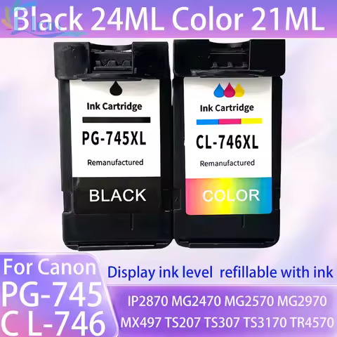 PG-745XL PG-746XL ink cartridge for canon PG745 CL746 ink cartridge for Canon Pixma MG2470 MG2570 MG
