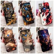 For Motorola Moto E7 Power / Moto E7i Power / MotoE7 New Cool Dragon PaintingSoft Silicone TPU Phone