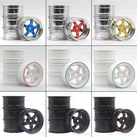 4pc 1/10 On-Road Drift Car 52*26MM Wheel Hub 1.9Inch Climb Car Wheel Rim For HSP Tamiya HPI Kyosho F
