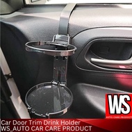 Car Accessories Drink Holder Door Trim Cafe Holder Black