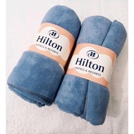 Tuala Hilton Serap Air Towel Travel plain berwarna Tuala HOTEL Hantaran Gubahan Tuala Hilton Plain C
