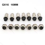16mm GX16 male Plug female Socket 2 3 4 5 6 Pin Aviation Connector Male Female power Converter 250V 