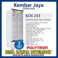 showcase Polytron SCN 230/233 L showcase pendingin 4 rak 