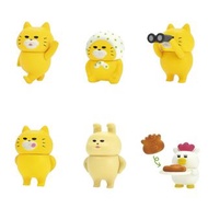 【日版】【In Stock 現貨】Set Of 6 〈 Kenelephant – ノラネコぐんだん ミニチュアフィギュア 第2弾 (工藤紀子Line貼圖野貓軍團總動員 第2彈 NORANEKO GU