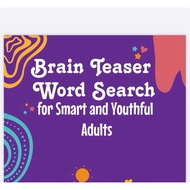 Brain Teaser Word Search- in PDF. e-book