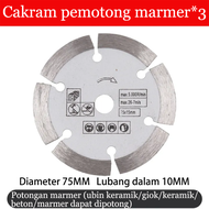MAKITA Cakram Gerinda Bor Diameter 75Mm 10Mm Alat Penggiling Sudut Elektrik Multifungsi Pisau Gergaj