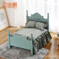 [Ready stock]Four Seasons Universal Pet Solid Wood Wooden Bed Pastoral Princess Dog Bed Teddy Bichon Bed Dog Dog Bed Kennel Cat