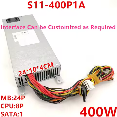 New Original PSU For Chicony Stand 1U L1 M99 400W Power Supply S11-400P1A
