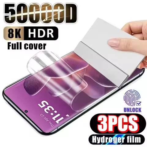 3Pcs Hydrogel Screen protector Film for Motorola E15 G86 G56 G85 G55 Full Cover Screen protector for