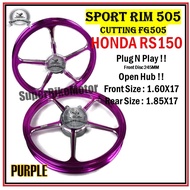 HONDA RS150 - Sport Rim 505 / Cutting FG505 [1.60X17 / 1.85X17] Sport Rim - [Open Hub]