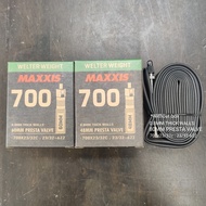 MAXXIS 700x23/32c 48MM/60MM/80MM PRESTA VALVE WELTER WEIGHT / ULTRALIGHT  INNER TUBE