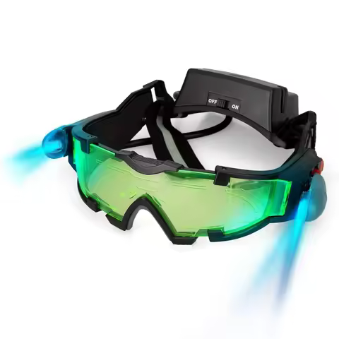 Skiing Cycling Hunting Safety Night Vision Goggle PC Plastic Kids Night Vision Goggles LED Night Mis