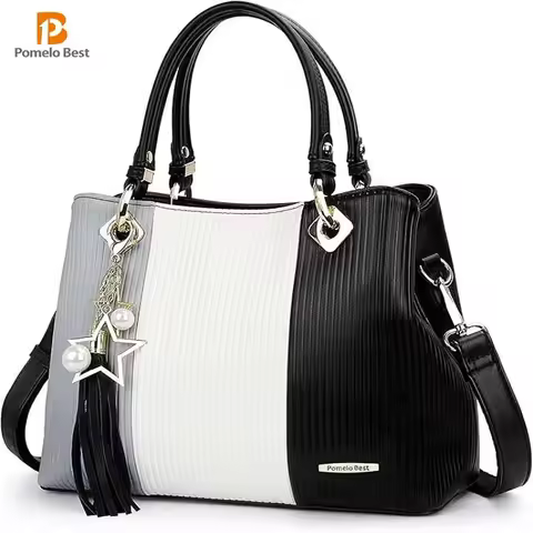 Pomelo Best Women's Handbag Star Accessories Shoulder Bag in Beautiful Colour Combination with Multi