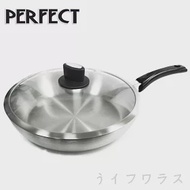 【PERFECT】金緻316七層複合金平底鍋-30cm