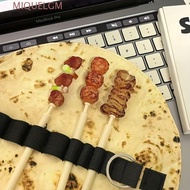 MIQUELGM Flying Pancake Pencil Case, Fun Burrito Design Creative Design Simulated Pancake Storage Ba