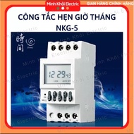 NKG-5 Monthly Cycle Timer Switch, NKG5 ATS monthly cycle timer, electronic switch, power conversion 