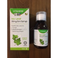 (( Expiry Date 08/25 )) VITAHERB Ivy Leaf <Alternative to Prospan> 35mg/5ml Syrup (100ml)