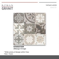 Roman Granit 60x60 GTA602725R dMalaga Vintage / Lantai Vintage / KW1