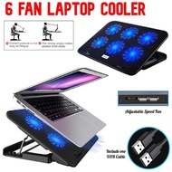 #ReadyStock Laptop Cooler / 6 Cooling Fan Laptop / USB Fan Laptop / Laptop Cooler Accessories / USB 