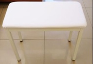 Roland BC18原廠琴椅(固定高度)，白色。