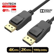 SG GENTECH DisplayPort to DisplayPort Cable 4K 60Hz 2K 165Hz 1080p 240Hz DP 1.4 High-Speed Gaming Mo
