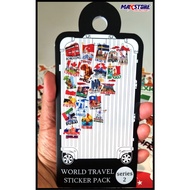 Travel sticker series 2 / world travel sticker pack series 2 / luggage sticker series 2 / country st