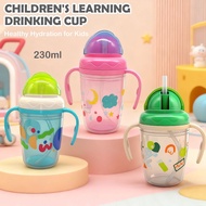 1PCS, 230ml/9.47oz, Children Learn Drinking Cup, Silicone Drinking Cup, Anti-colic Baby Bottle, Anti