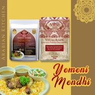 ARABIAN KITCHEN Pes Yemeni Mendhi Nasi Arab With 1KG ARABIAN GRAIN Extra Long Parboiled Basmathi Ric