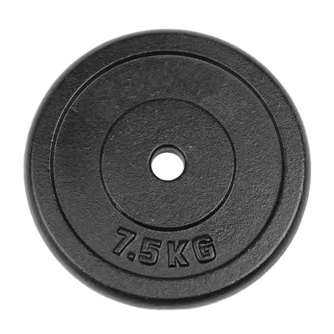 Custom Logo 2.5KG 5KG 10KG 15KG 20KG Weight Plates Rubber Coated Barbell Plate Discs Cast Iron Three