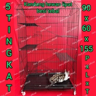 Kandang kucing Super Jumbo 5 tingkat