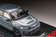Hobby Japan 1:64合金模型，新車型！本田Honda授權產品，Civic思域11代 Type-R FL5，連額外引擎模型。首批預售中 Sonic Gray Pearl HJ641063GM