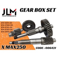JLM BRAND GEAR BOX COMPLETE SET XMAX 250 GEAR BOX SHAFT AND GEAR B74