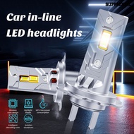[SM]1 Pair Car Headlight 22000LM 600% Brighter H7 LED Bulb Plug Play H7 Replacement Auto LED Headlight Bulbs
