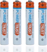 PowerTrust AAAA Battery for Surface Pen, Rechargeable AAAA Battery for Active Stylus LED Flashlight 