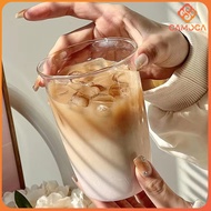 Cc Drinking Glass Cup Light Transparent Glassware For Juice Coffee Cup 300ML 400ML
