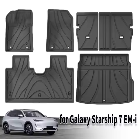 for Geely Galaxy Starship 7 EM-i 2025 2026 Waterproof TPE Car Mats 3D Laser Scanning Perfect Fit Odo