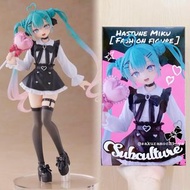 全新現貨 Taito Fashion Figure 系列 初音未來 Miku vocaloid 亞文化 次文化 Subculture ver. 黑色歌德哥特造型 景品 Figure手辦人型模型公仔擺件