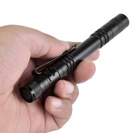 XPE Pen-Shaped Strong Light Flashlight Mini White Light Purple Light LED Flashlight Pen Light Clip-O