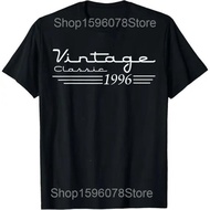 30Th Birthday Born In 1996 Year 30Th Birthday T-Shirt Men's Humorous Streetwear Short Sleeve T-Shirt